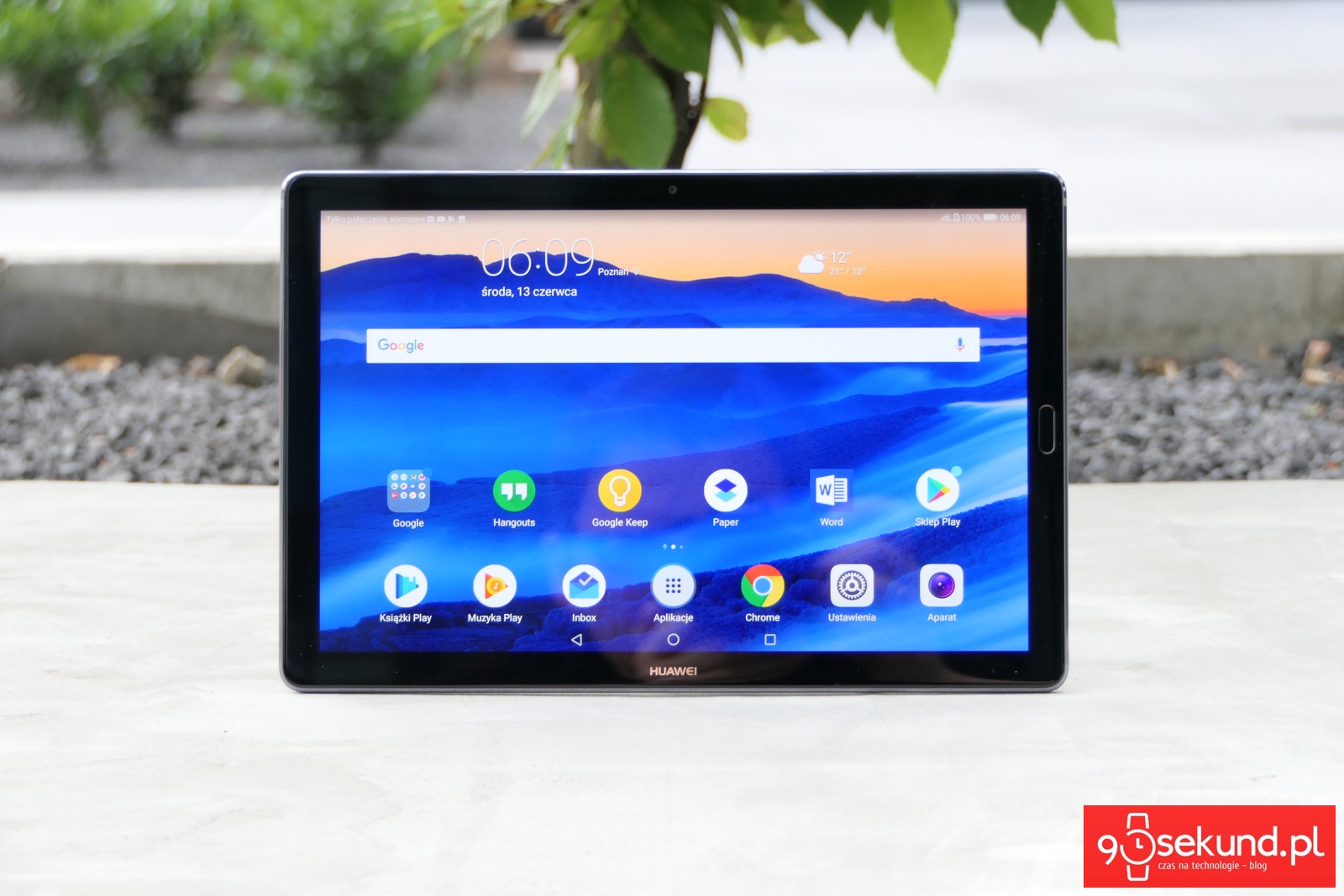 Recenzja tabletu Huawei MediaPad M5 (CMR-AL09) 10 cali - 90sekund.pl