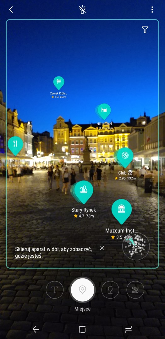 Asystentka Bixby Vision w Galaxy A6+ - 90sekund.pl / Michał Brożyński